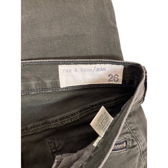 Rag & Bone Dark Olive Skinny Jeans Women’s Size 26 – Premium Designer Denim - Picture 2 of 7